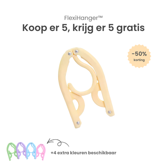 FlexiHanger™ – Nooit meer te weinig ruimte voor je kleding