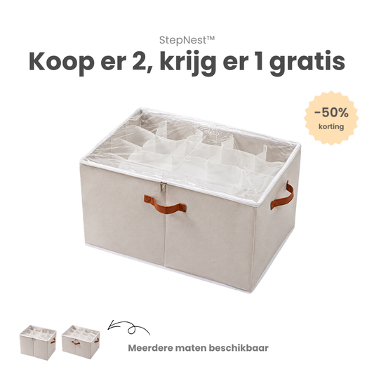 StepNest™ – Nooit Meer Rondslingerende Schoenen