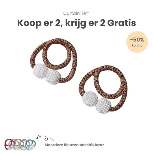 CurtainTie™ – Nooit meer slordige gordijnen in huis