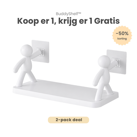 BuddyShelf™ – Jouw Nieuwe Badkamermaatje