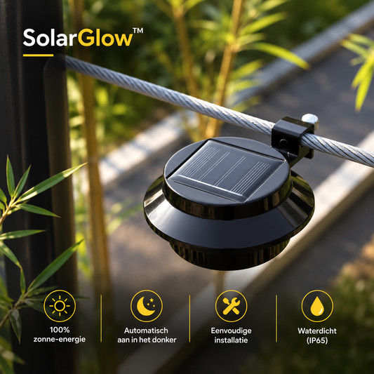 SolarGlow™ – Nooit meer donkere plekken rondom je huis