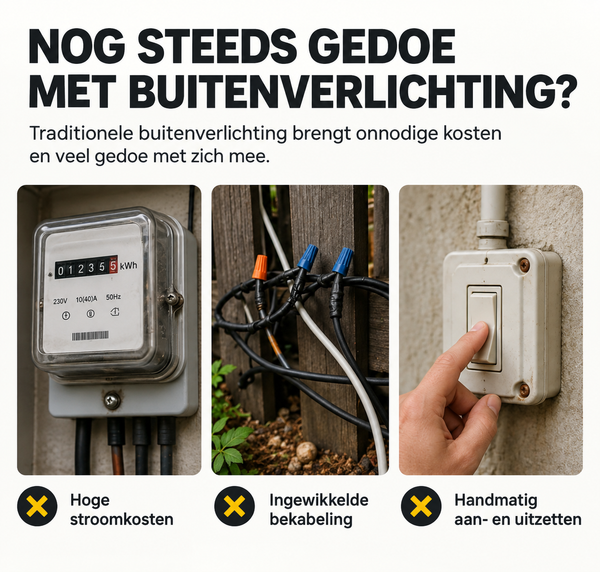 SolarGlow™ – Nooit meer donkere plekken rondom je huis