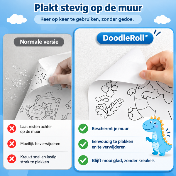 DoodleRoll™ – Eindeloos kleurplezier, zonder een scherm