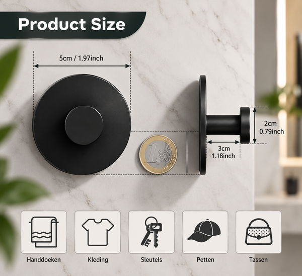 BathHook™ – Altijd stevige haken zonder boren