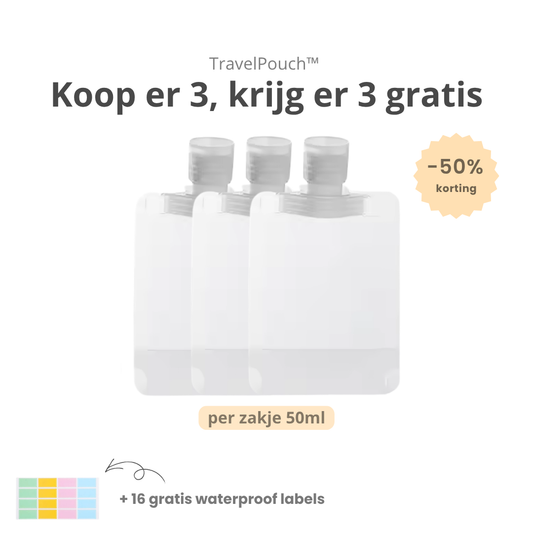 TravelPouch™ – Nooit meer gedoe met je verzoring op reis