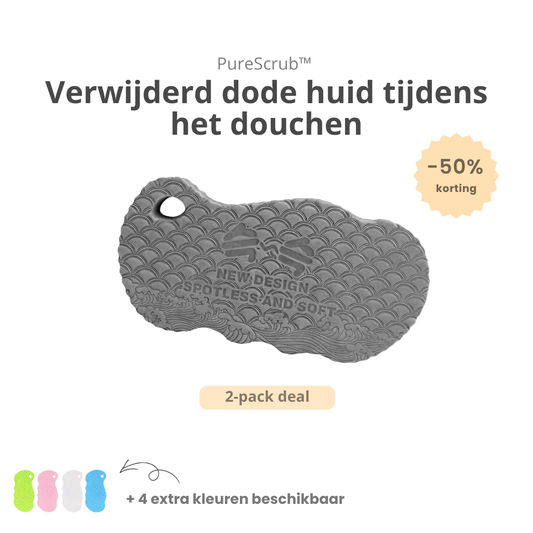 PureScrub™ – Verwijderd dode huid tijdens het douchen